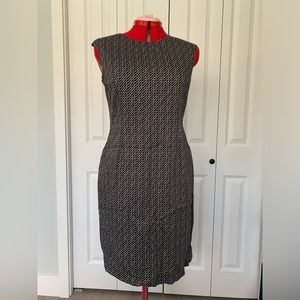 Marimekko nude/black pattern dress size EU38